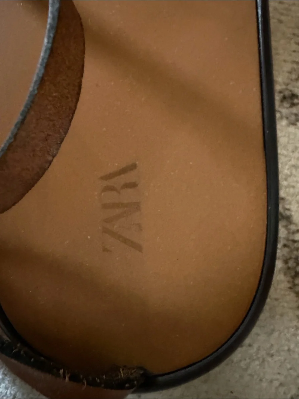 Zara Brown Strappy Wrap Flat Sandals EU 39 US 8.5 - Picture 3 of 7